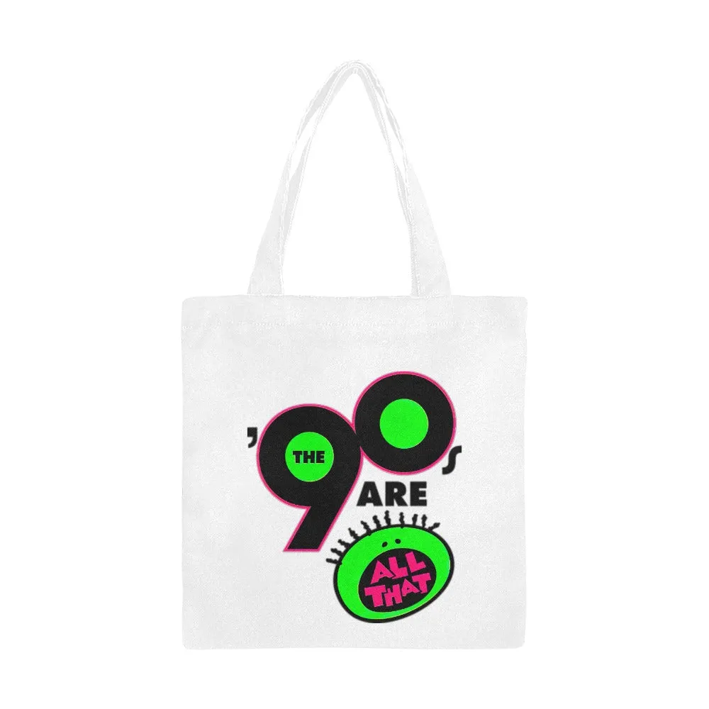 The 90s Are All That Canvas Tote Bag (Small)