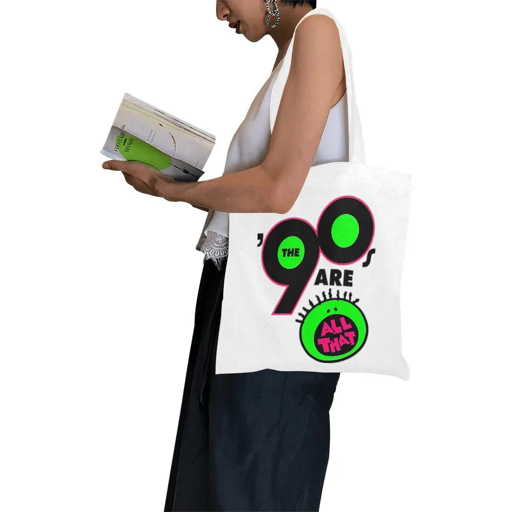 The 90s Are All That Canvas Tote Bag (Small)