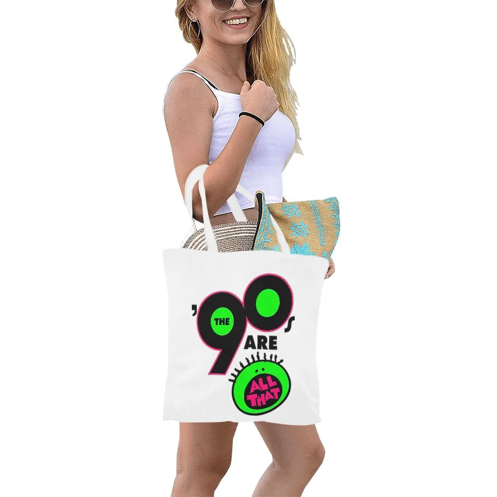 The 90s Are All That Canvas Tote Bag (Small)