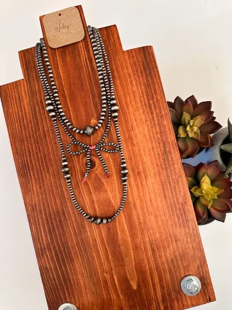 The Faux Beau Necklace - Red
