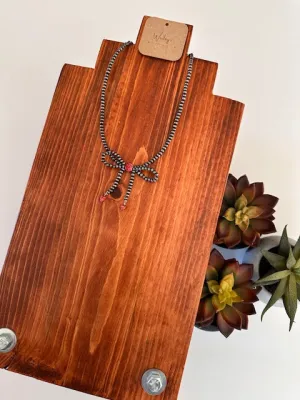 The Faux Beau Necklace - Red