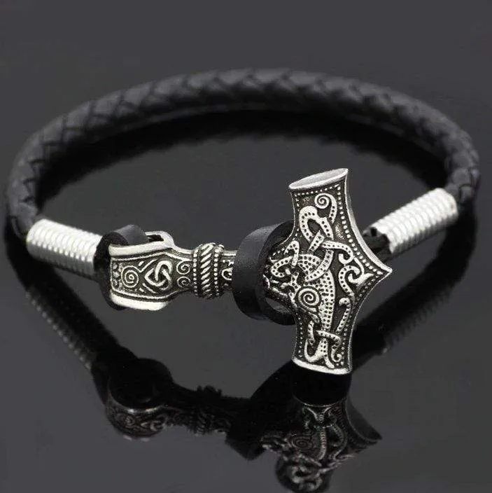 Thor Leather Bracelet