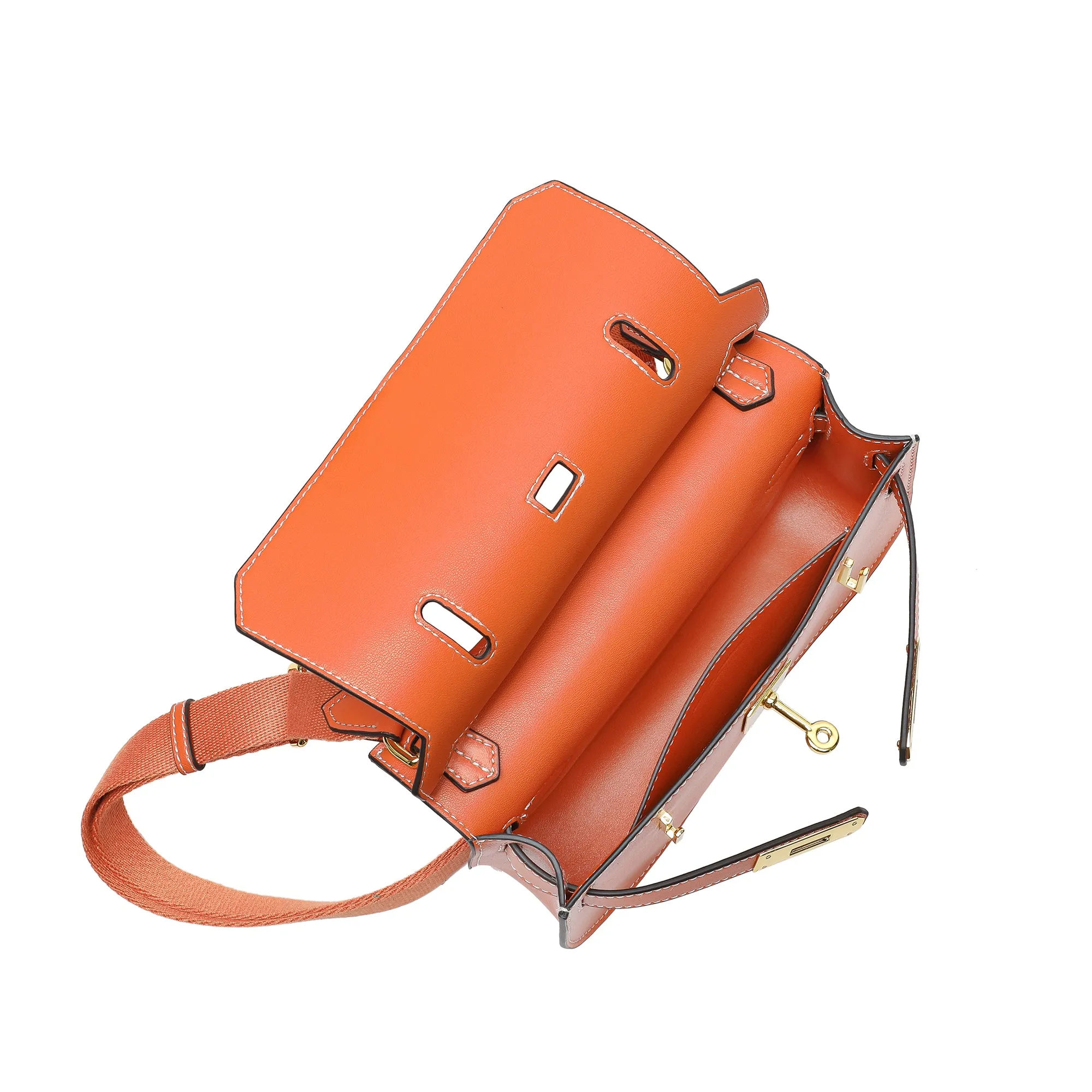 Tiffany & Fred Caviar Leather Crossbody/Shoulder Bag