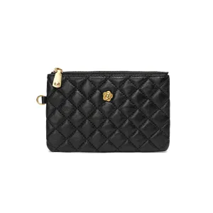 Tiffany & Fred Quilted Sheepskin Leather Pouch/Wallet
