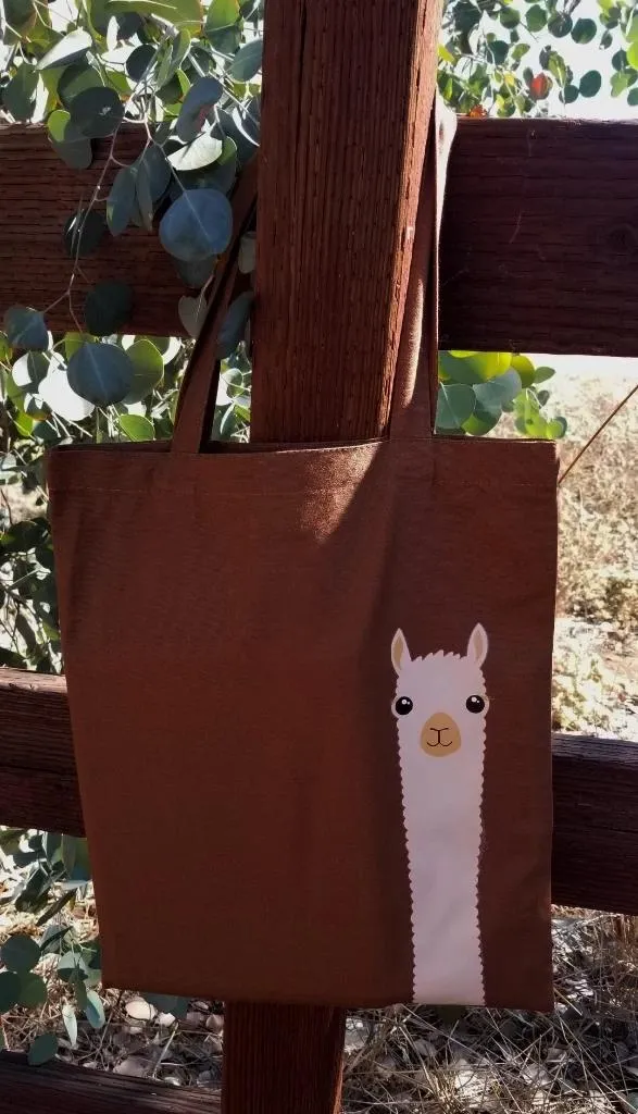 Tote Bag - Alpaca Watching