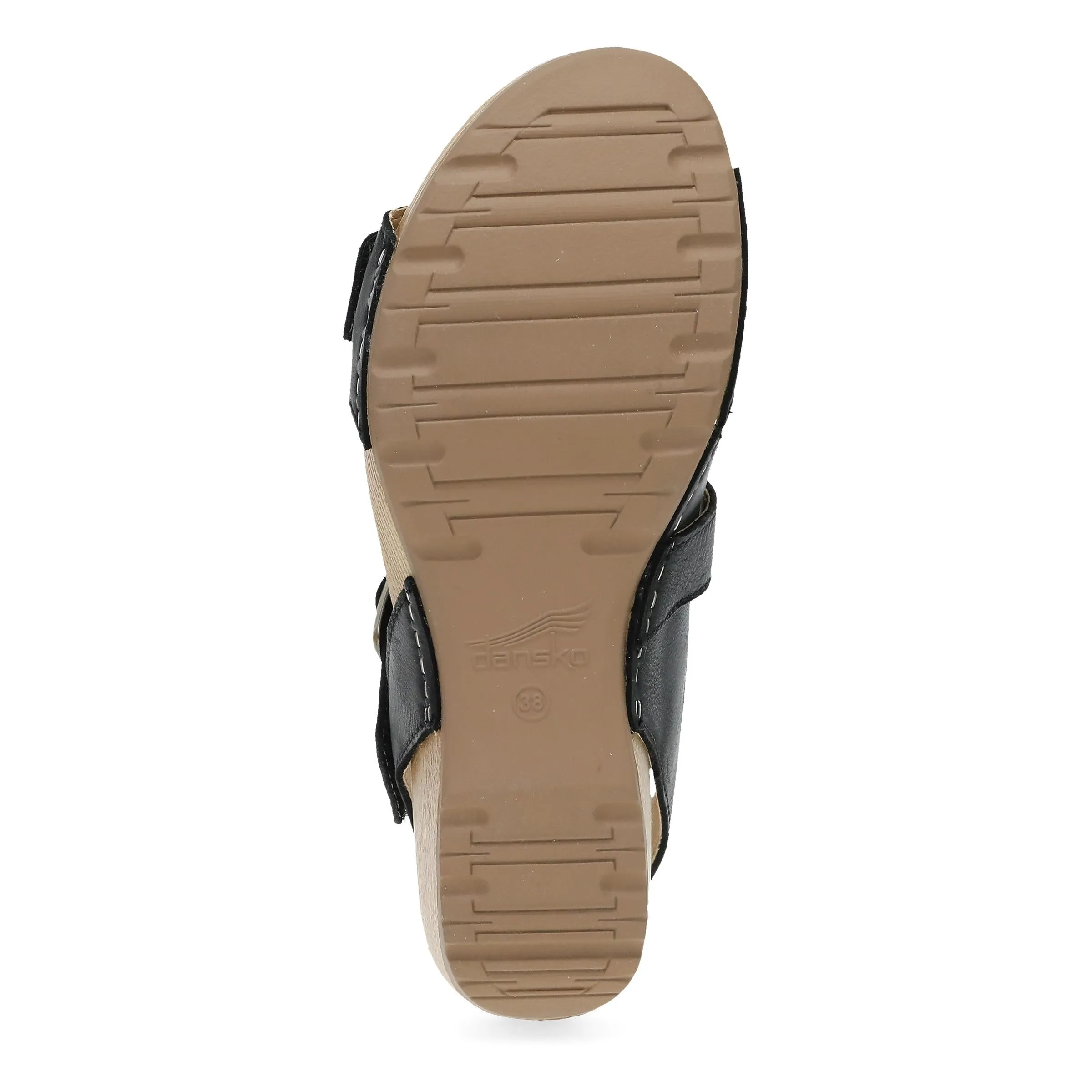 Trinity - Black Burnished Nubuck Sandal - 1715-101600