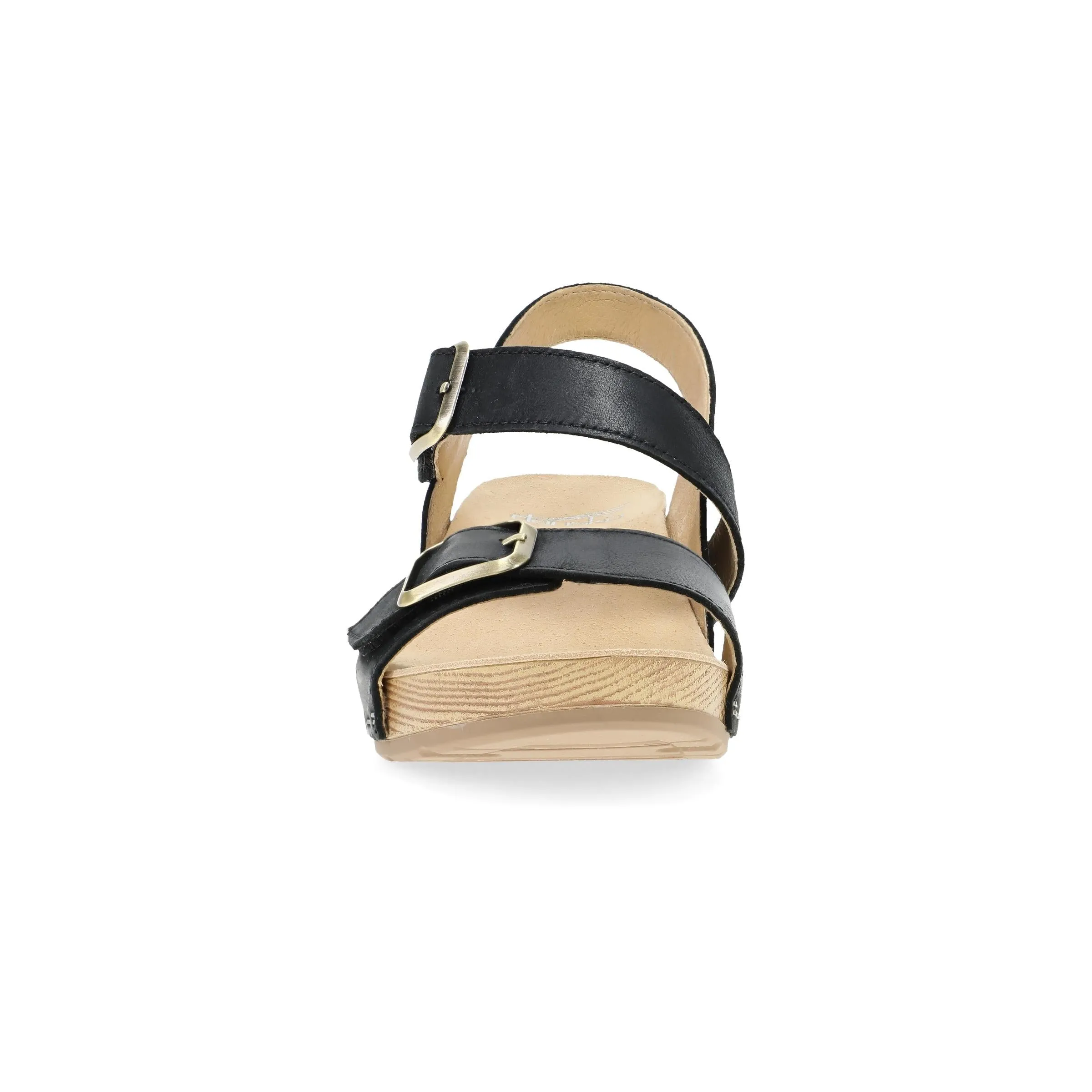 Trinity - Black Burnished Nubuck Sandal - 1715-101600