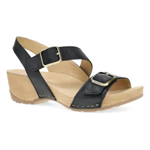 Trinity - Black Burnished Nubuck Sandal - 1715-101600