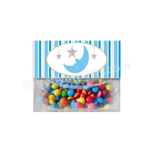 Twinkle Boy Baby Shower Treat Bag Toppers