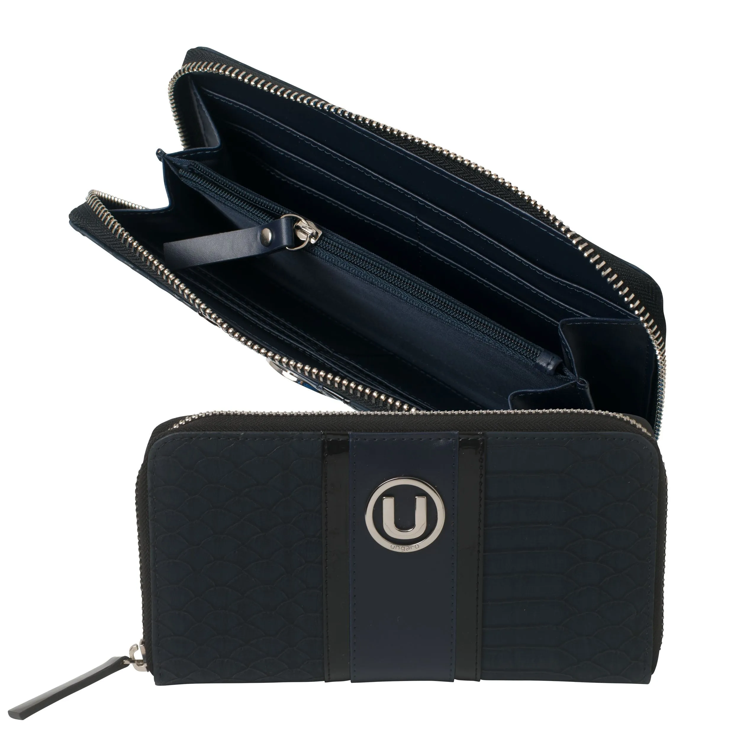 Ungaro UEL519 - Ungaro Lady purse Pitone Blue