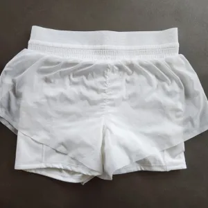 VARLEY‎ Womens White Fresno Shorts Size Small NWT Lightweight Breathable Running