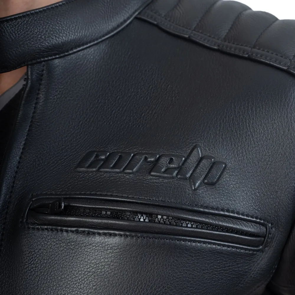 Venom Black Motorcycle Leather Jacket