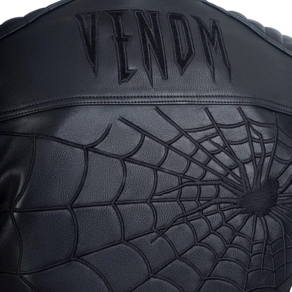 Venom Black Motorcycle Leather Jacket