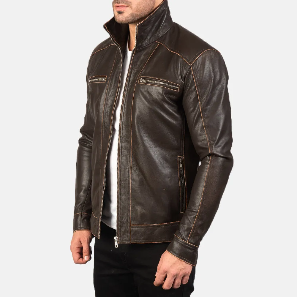 VersaStyle Leather Biker's Jacket