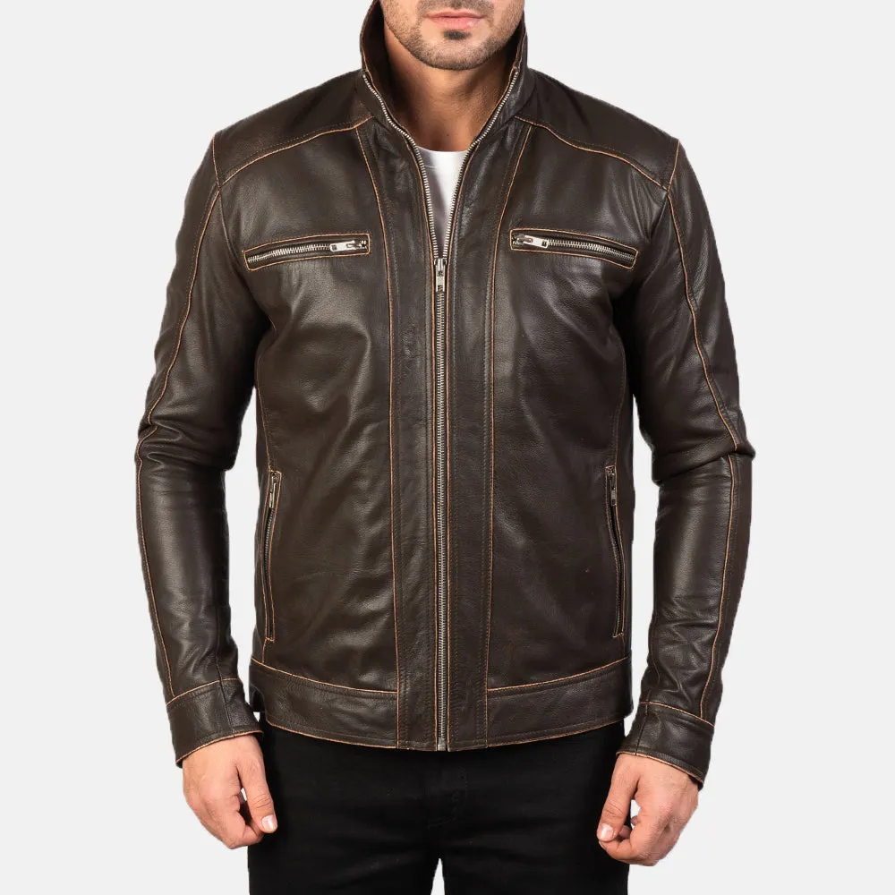 VersaStyle Leather Biker's Jacket