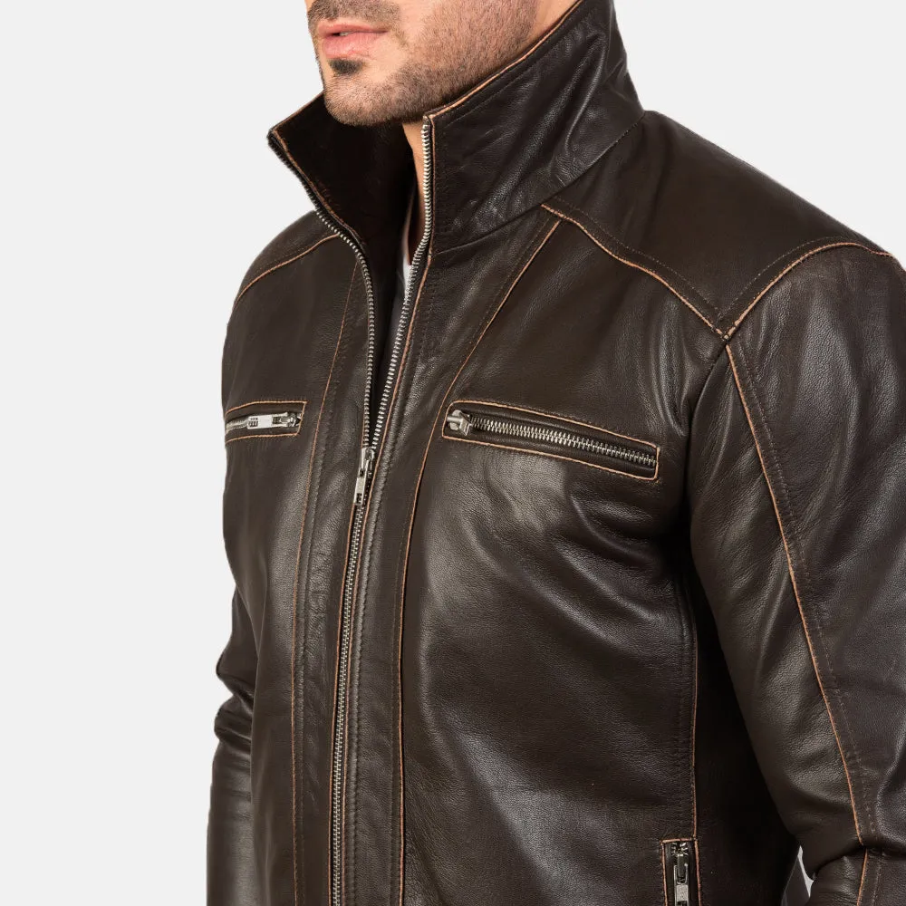 VersaStyle Leather Biker's Jacket