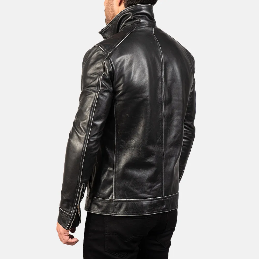VersaStyle Leather Biker's Jacket