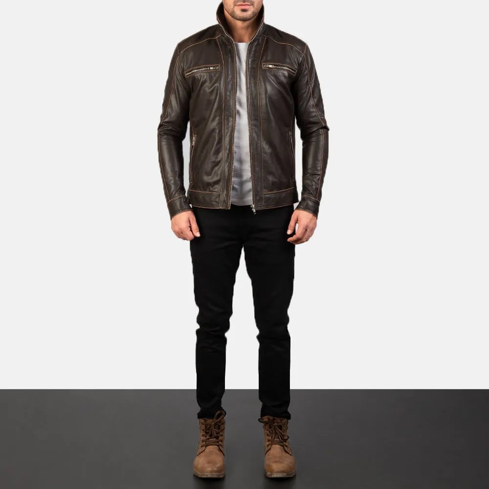 VersaStyle Leather Biker's Jacket