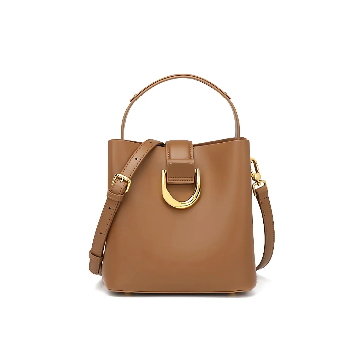 Versatile Genuine Leather Crossbody Messenger Bag