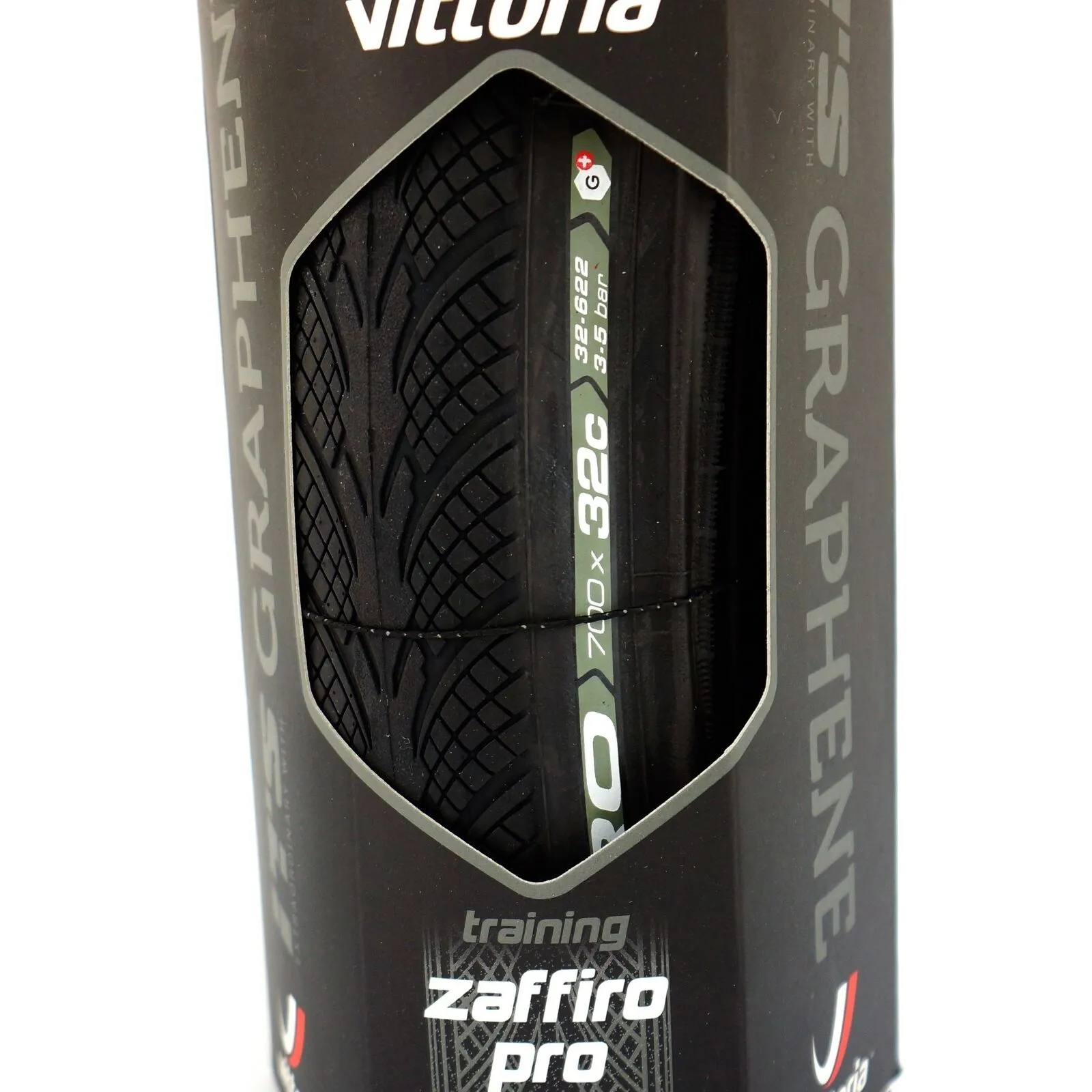 Vittoria Zaffiro Pro Folding Graphene Clincher Tire 700x30C-32C Tour Commuting