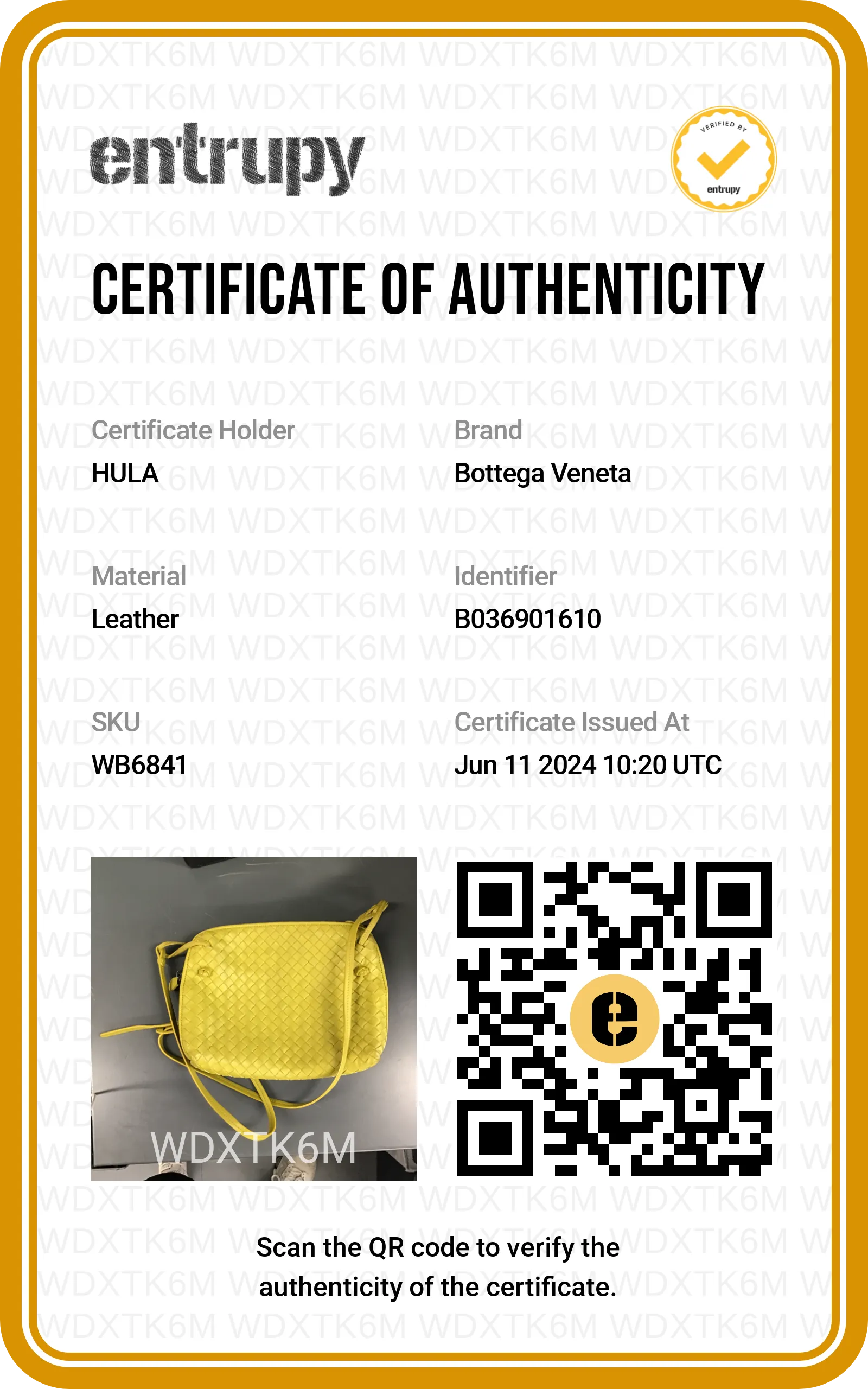 [WB6841] Bottega Veneta | Cross-Body Bag