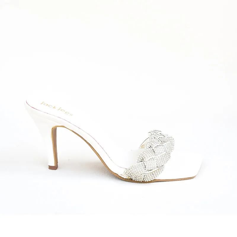 Weave Slides White