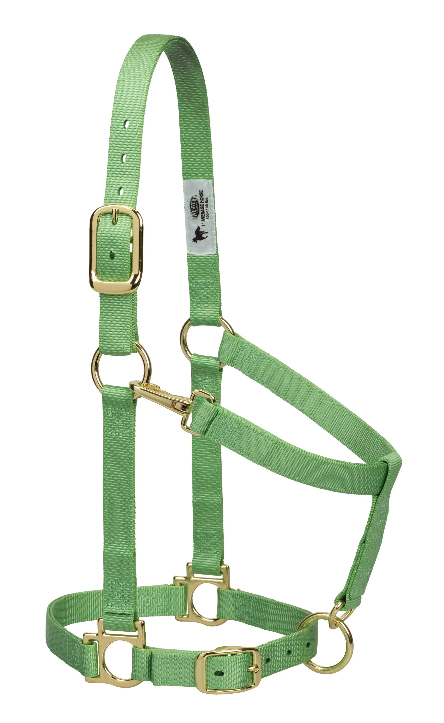 Weaver Basic Adjustable Nylon Halter, 1" Small Horse (Multiple Color Options)