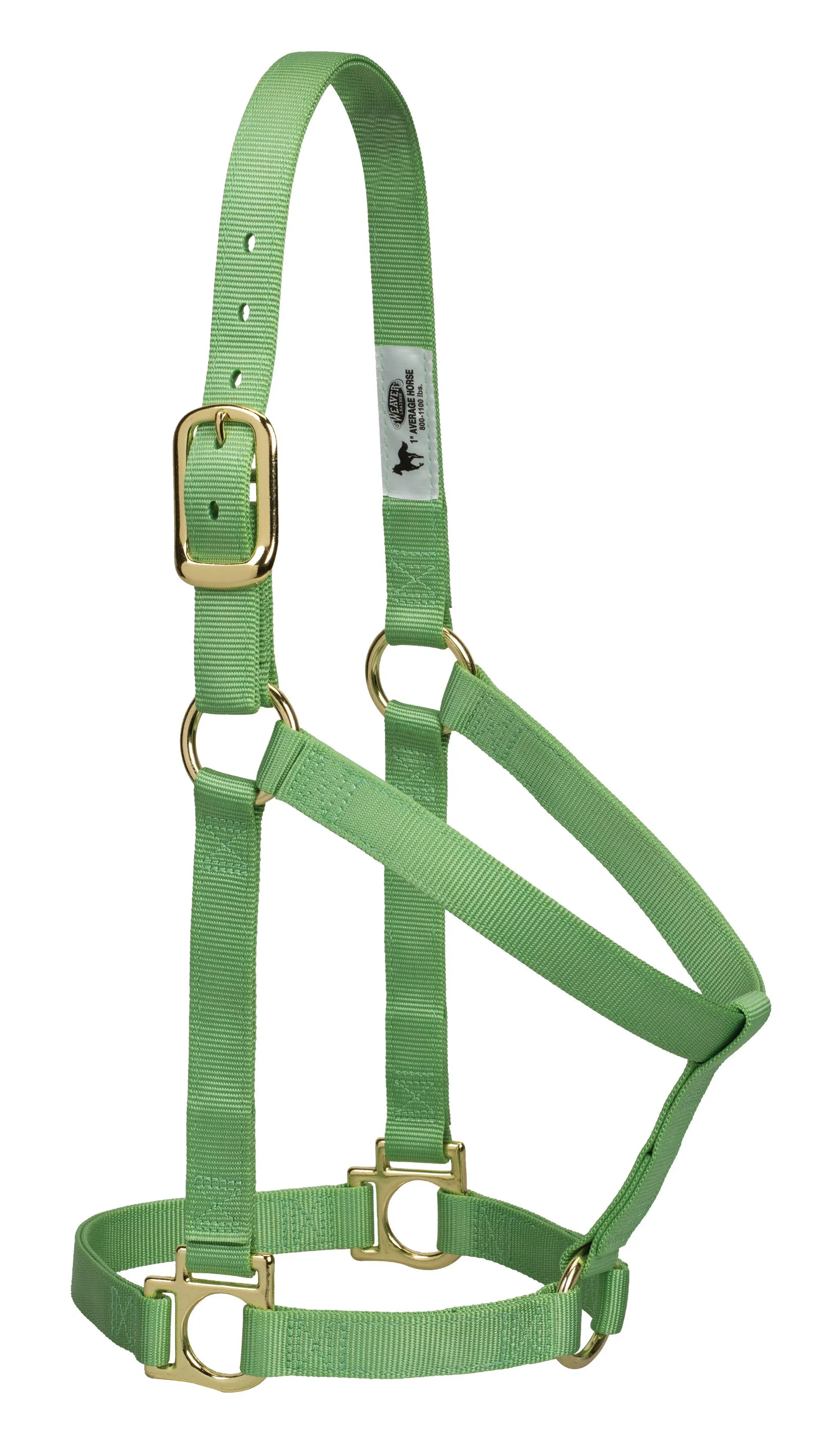Weaver Basic Non-Adjustable Nylon Halter, 1" Small Horse (Multiple Color Options)