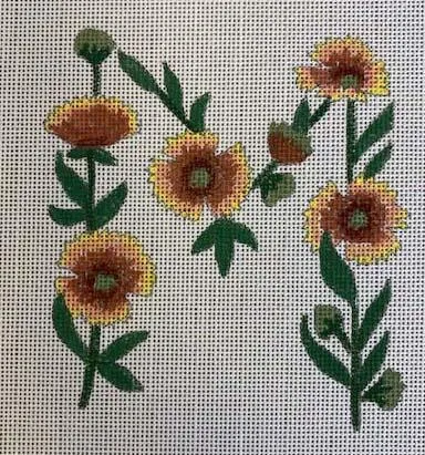 Wildflower Script Letter "M"