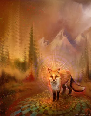 Wise Fox - Canvas Prints