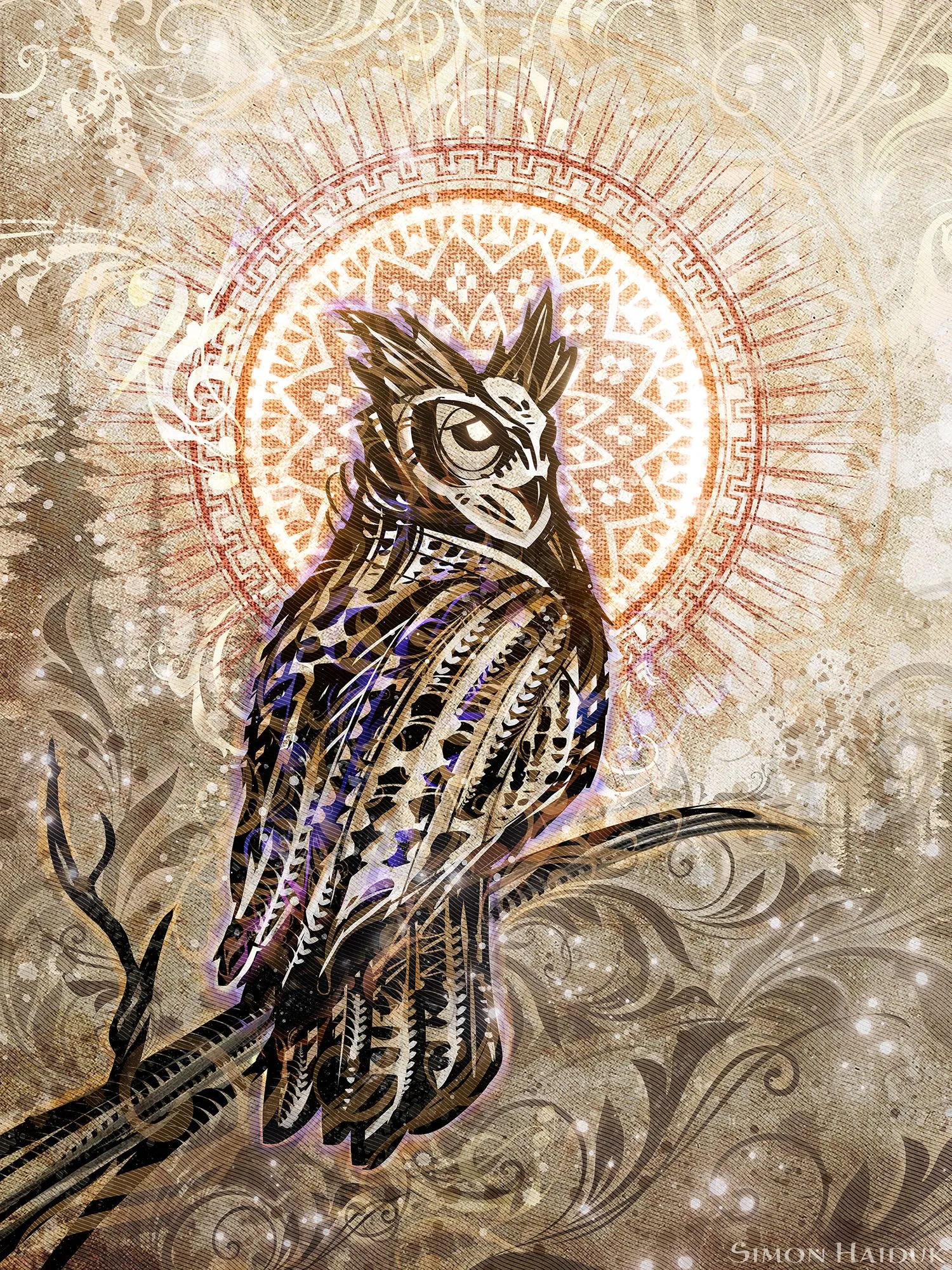 Wise Protector - Canvas Print