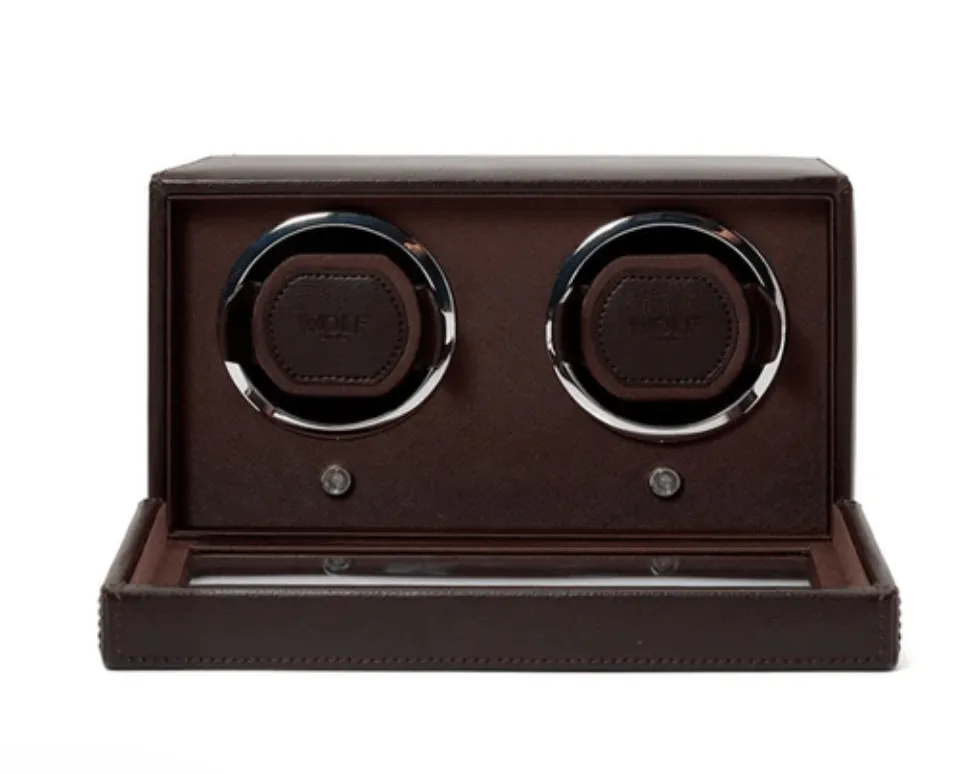 WOLF Brown Cub Double Winder with Cover