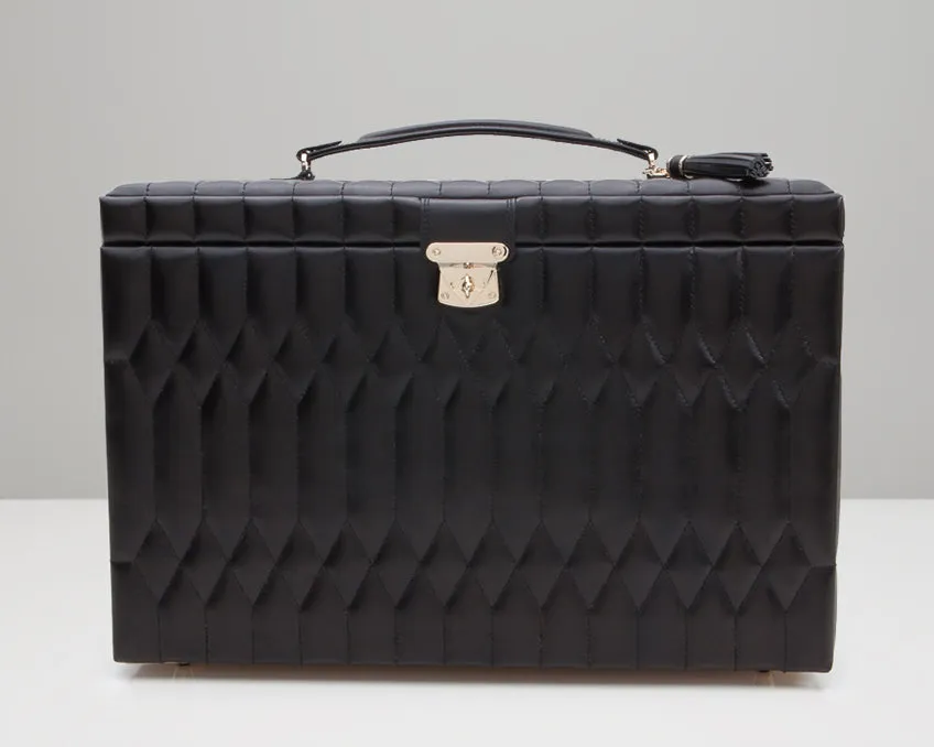 WOLF Caroline Extra Large Jewelry Case - Black