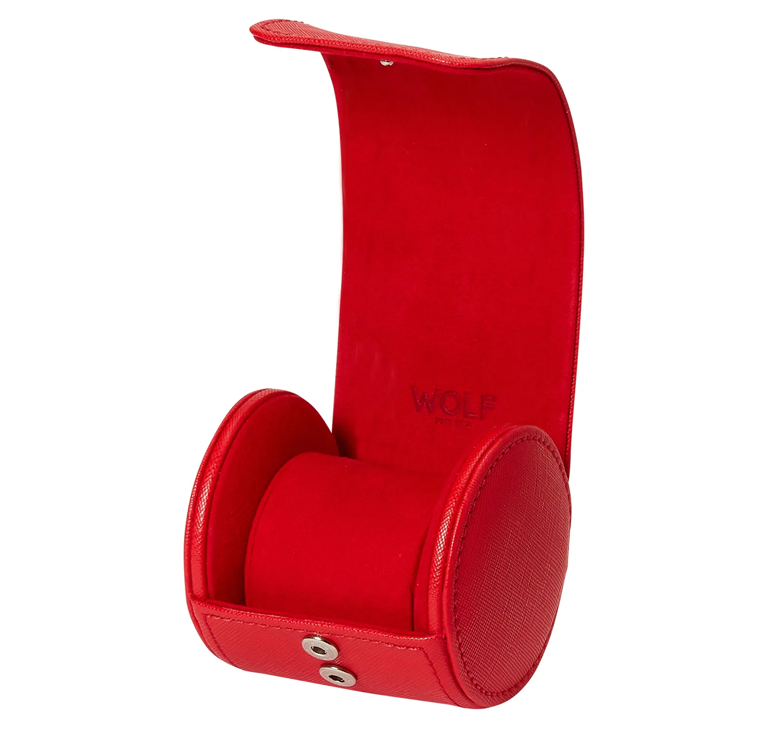 WOLF Single Watch Roll in Tutti Frutti Red