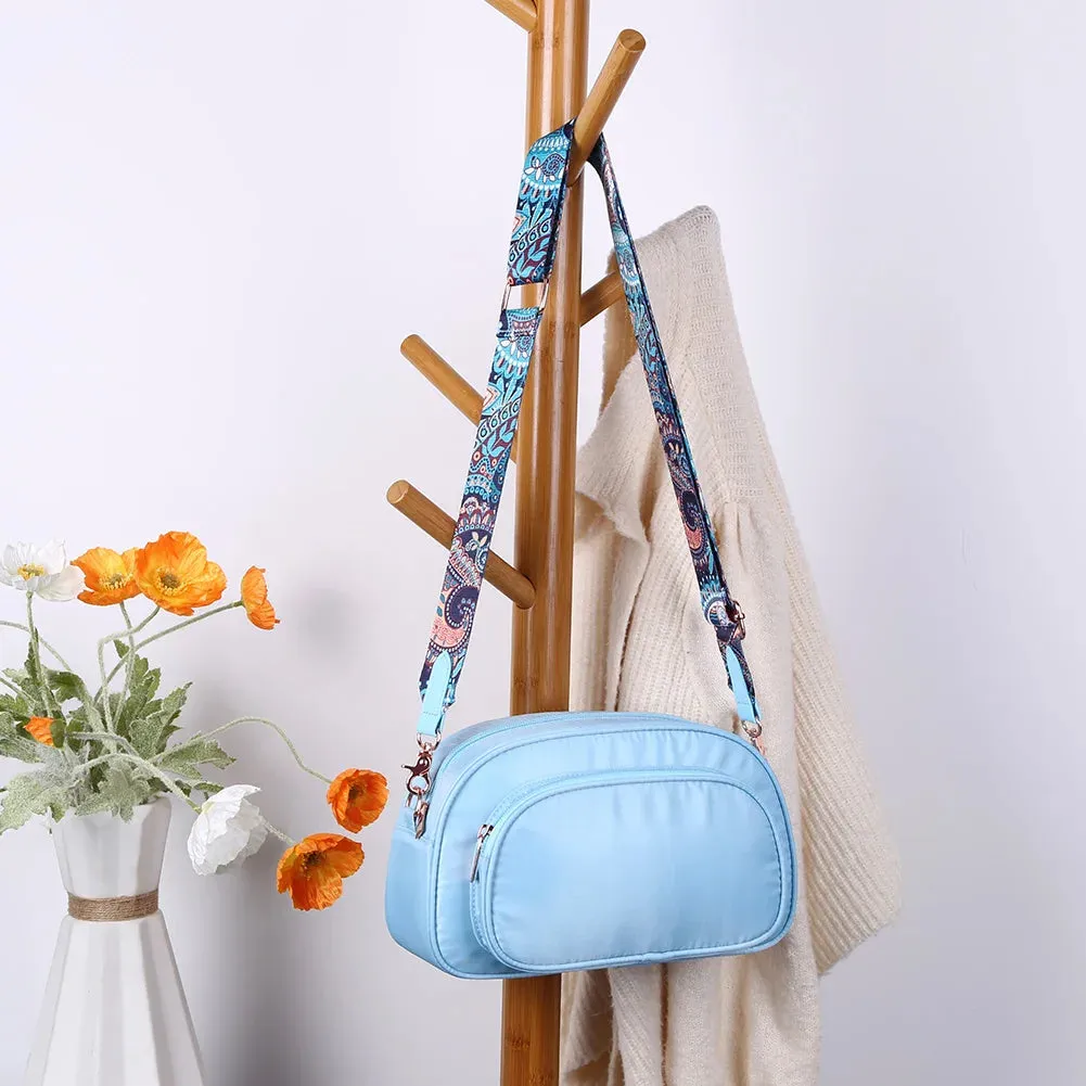 Women Messenger Bag Fashion Ladies Casual Handbags Nylon Adjustable Strap Temperament Multi-pocket Shopping Small Purses