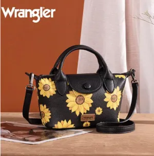 Wrangler Sunflower Print Mini Crossbody Bag