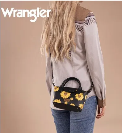 Wrangler Sunflower Print Mini Crossbody Bag