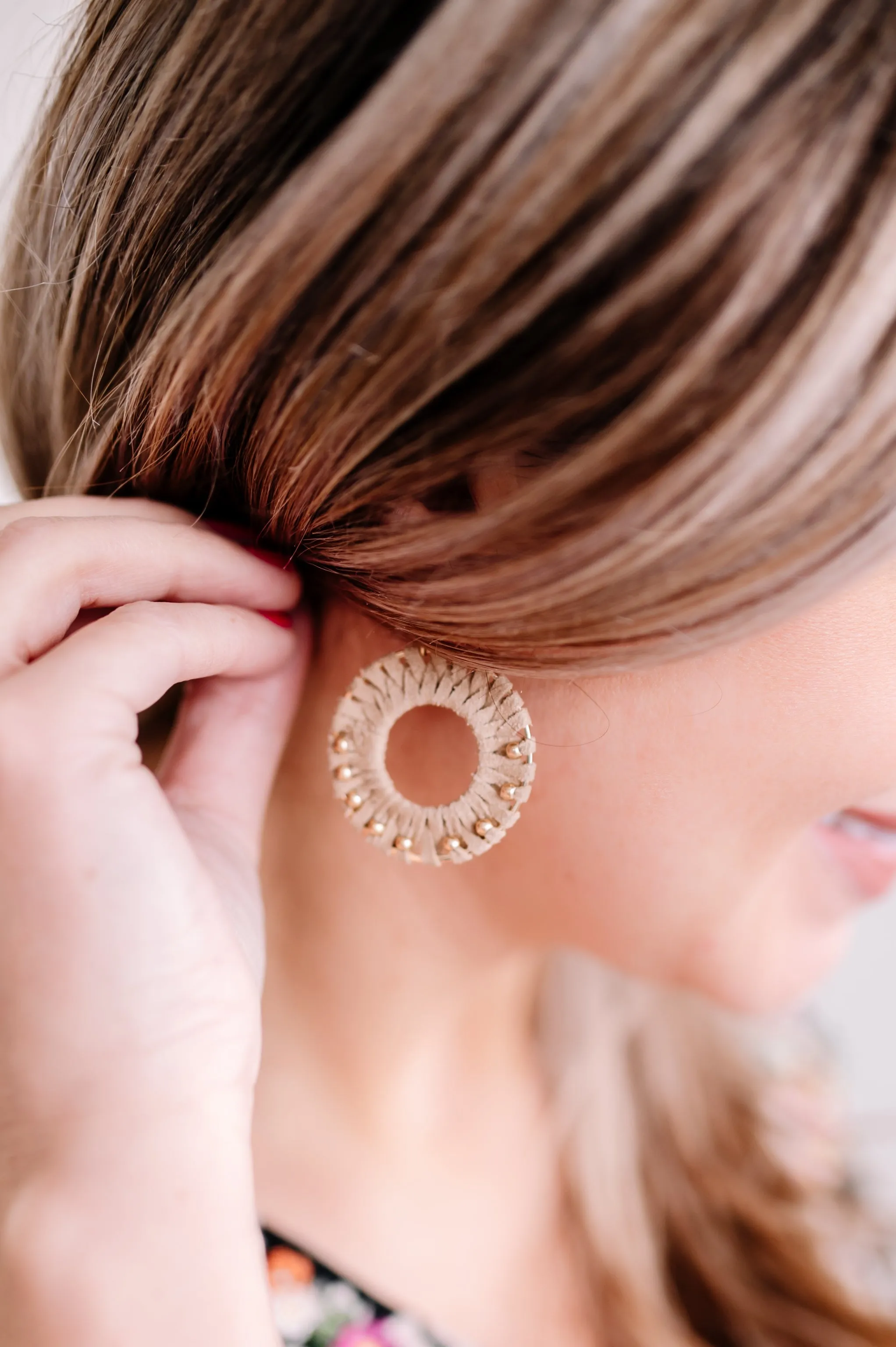 Wrap Me In Style Leather Earrings