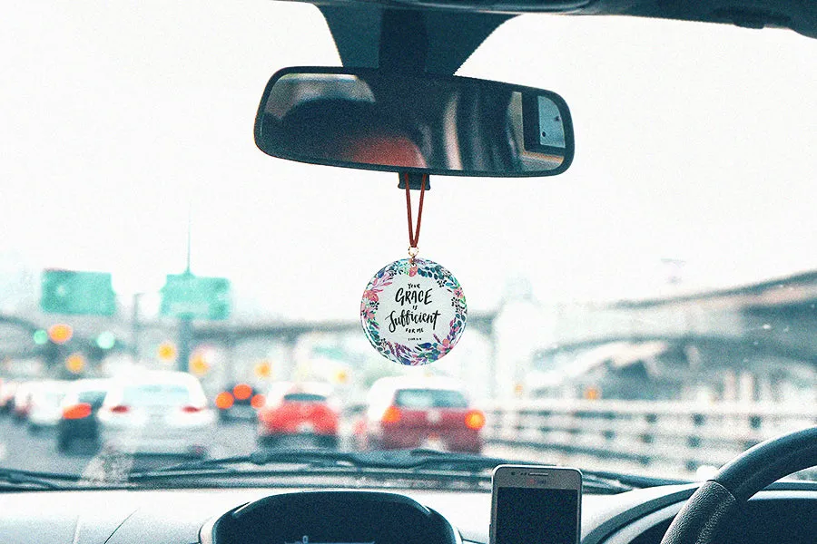 Your Grace Is Sufficient For Me {Keychain & Car Charm}