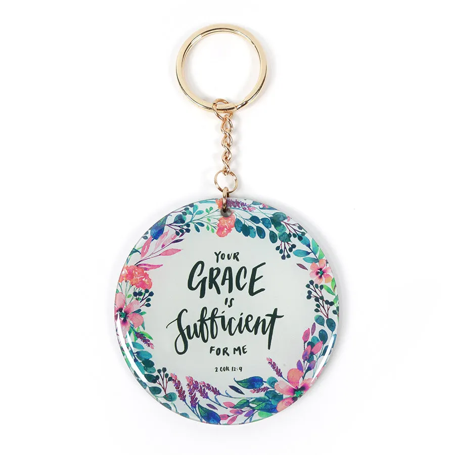 Your Grace Is Sufficient For Me {Keychain & Car Charm}