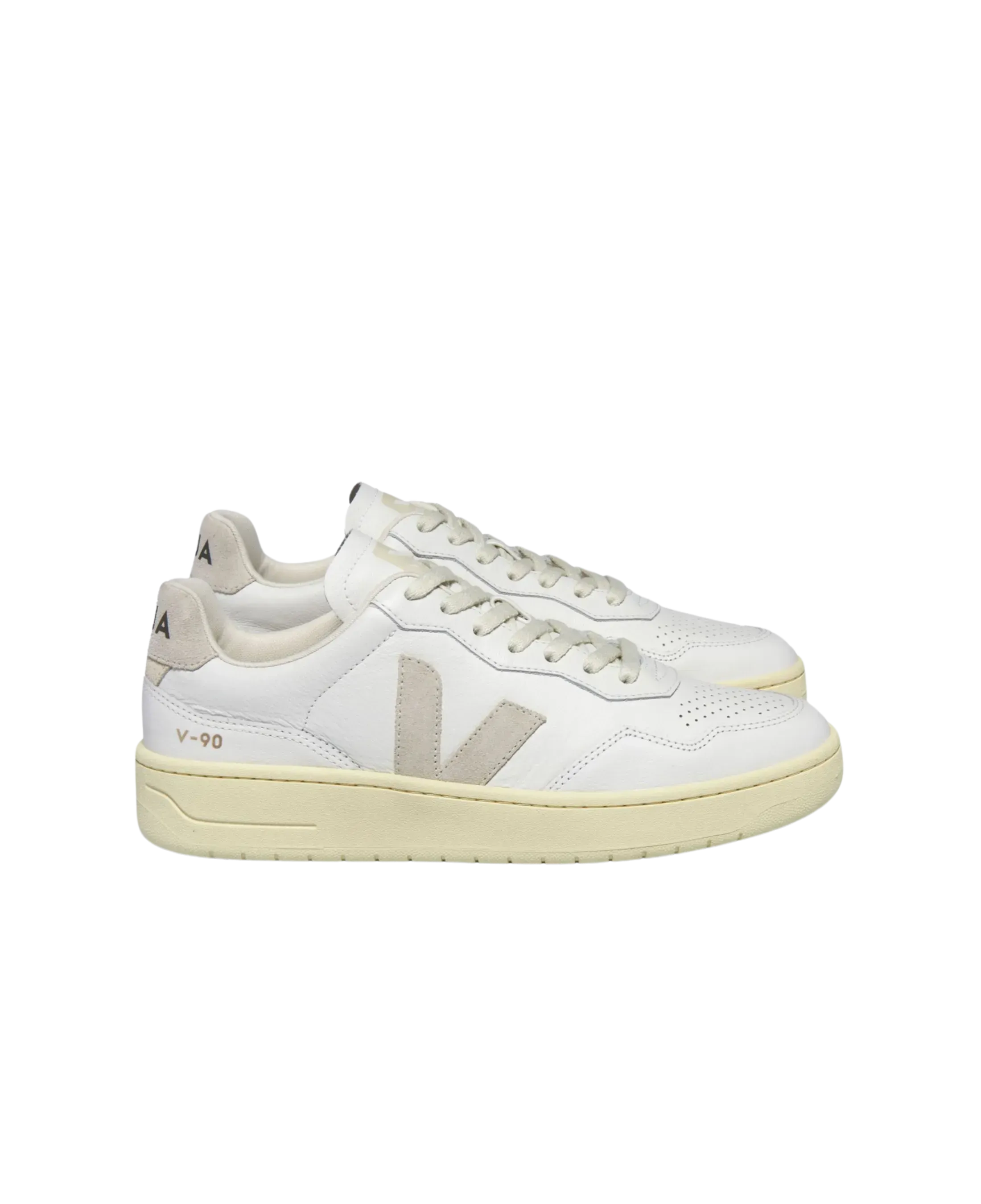 Zapatillas VEJA V-90 Leather White Natural