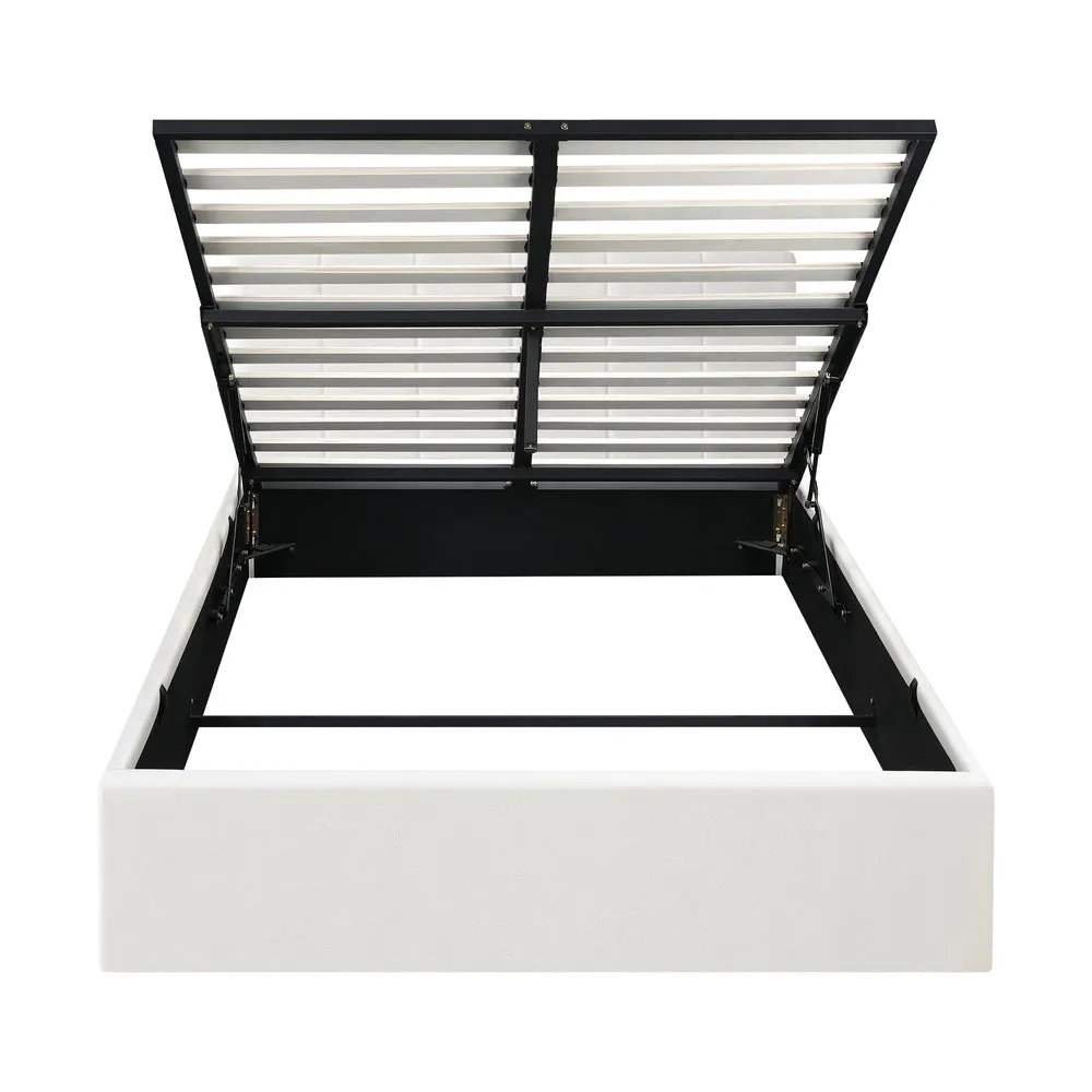 ZIA Bed Frame  Gas Lift Base PU Leather