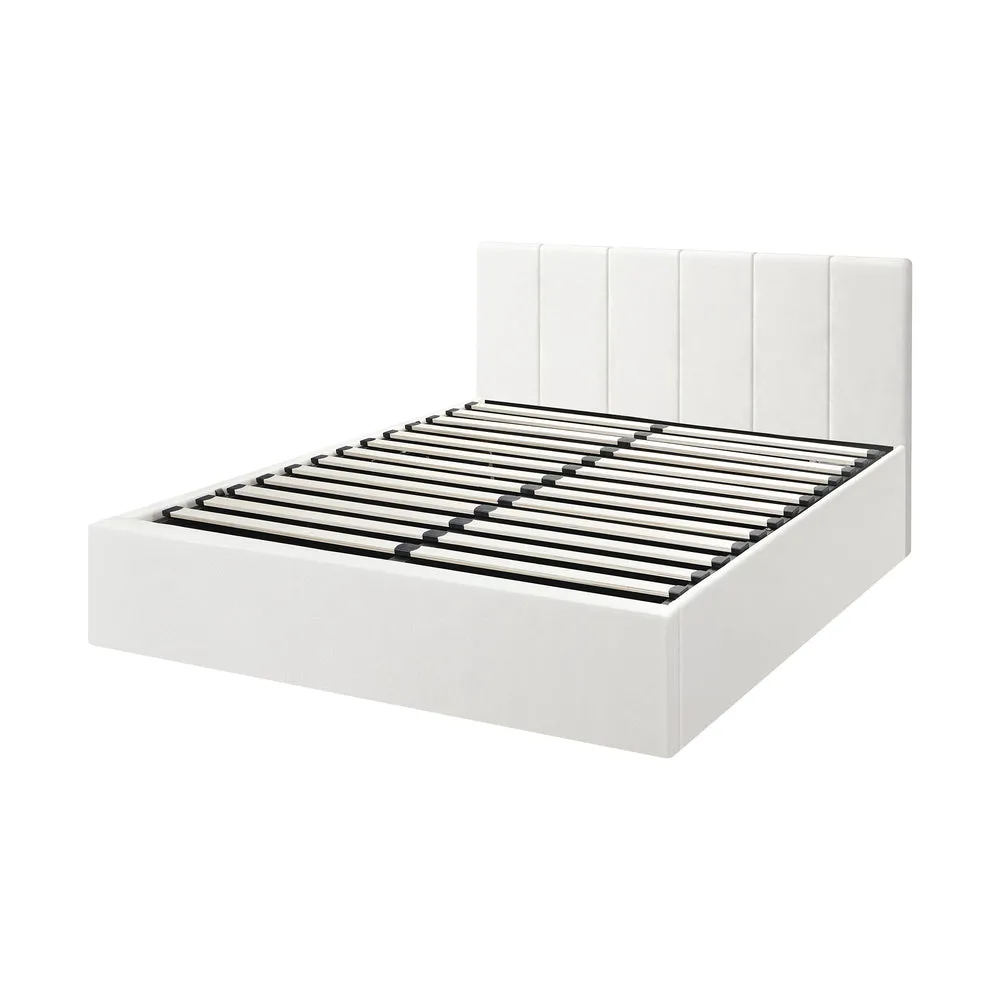 ZIA Bed Frame  Gas Lift Base PU Leather